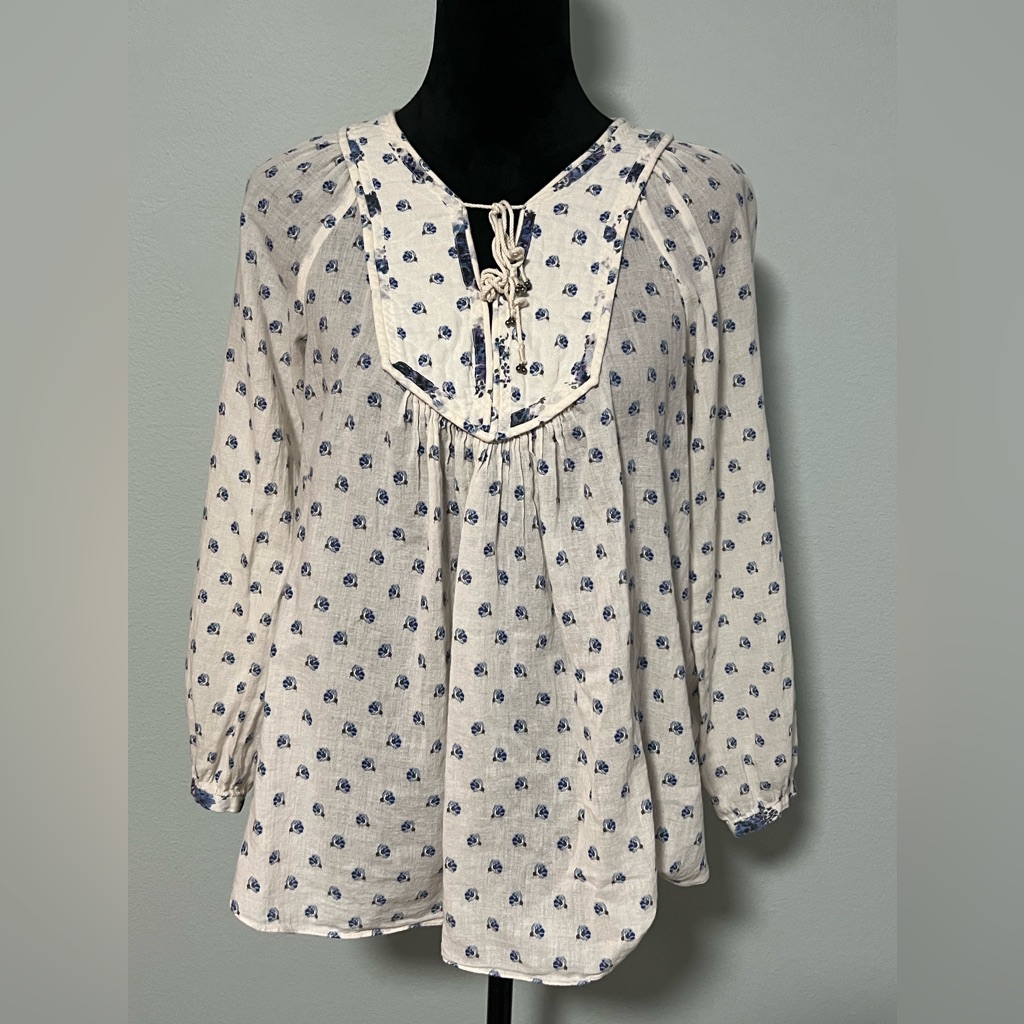 Nwot Rebecca Taylor Floral Print Blouse - 6